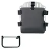 cafe 4 racer - Carrying system in aluminum with adjustable hypalon front and quick release system + right subframe bmw r12 - UNIT GARAGE Bags and Accessories 