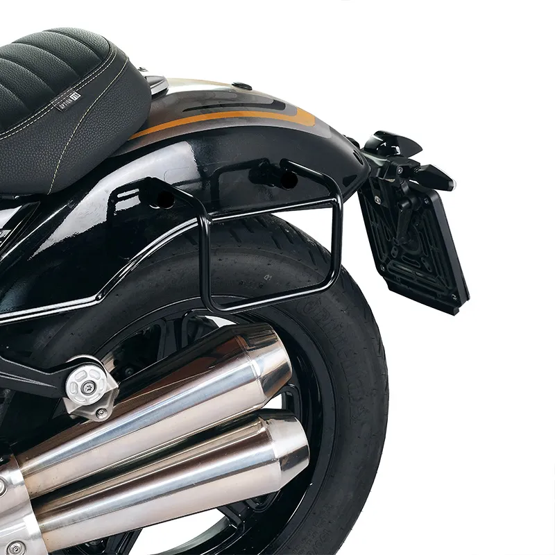 cafe 4 racer - Plátěný boční brašna scram 22l-30l + levý podvozek BMW R12 - UNIT GARAGE Tašky a příslušenství 