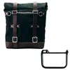 cafe 4 racer - Canvas side pannier scram 22l-30l + left subframe bmw r12 - UNIT GARAGE Bags and Accesories 