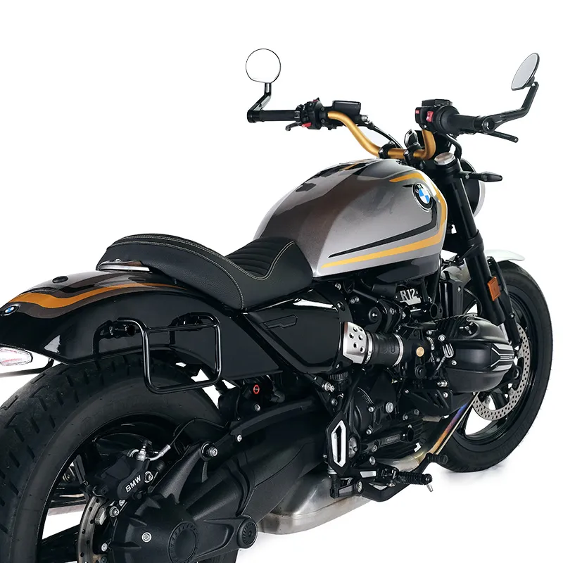 cafe 4 racer - Canvas side pannier scram 22l-30l + right subframe bmw r12 - UNIT GARAGE Bags and Accessories 