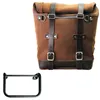 cafe 4 racer - Waxed suede side pannier scram 22l-30l + right subframe bmw r12 - UNIT GARAGE Bags and Accesories 