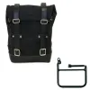cafe 4 racer - Canvas side pannier 10l-14l + left subframe bmw ce 02 - UNIT GARAGE BMW CE 02 