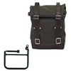 cafe 4 racer - Canvas side pannier 10l-14l + right subframe bmw ce 02 - UNIT GARAGE BMW CE 02 
