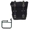 cafe 4 racer - Waxed suede side pannier 10l-14l + right subframe bmw ce 02 - UNIT GARAGE BMW CE 02 
