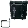 cafe 4 racer - Waxed suede side pannier scram 22l-30l + right subframe bmw ce 02 - UNIT GARAGE BMW CE 02 