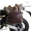 cafe 4 racer - Carrying system in aluminum with adjustable leather front and quick release system + right subframe bmw ce 02 - UNIT GARAGE BMW CE 02 