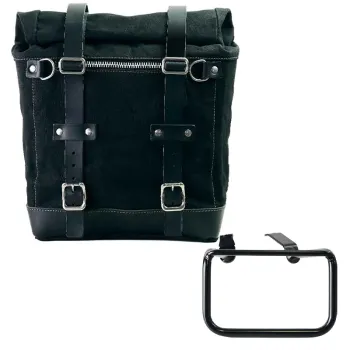 cafe 4 racer - Canvas side pannier scram 22l-30l + left frame bmw r12 g/s - UNIT GARAGE Bags and Accessories 