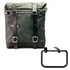 cafe 4 racer - Canvas side pannier scram 22l-30l + left frame bmw r12 g/s - UNIT GARAGE Bags and Accessories 