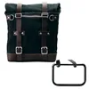 cafe 4 racer - Canvas side pannier scram 22l-30l + left frame bmw r12 g/s - UNIT GARAGE Bags and Accessories 