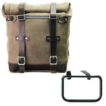 cafe 4 racer - Carrying system in aluminum with adjustable hypalon front and quick release system + left frame bmw r12 g/s - UNIT GARAGE Bags and Accesories 