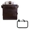 cafe 4 racer - Carrying system in aluminum with adjustable leather front and quick release system + left frame bmw r12 g/s - UNIT GARAGE Bags and Accessories 