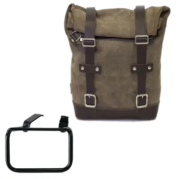 cafe 4 racer - Carrying system in aluminum with adjustable hypalon front and quick release system + left frame bmw r12 g/s - UNIT GARAGE Bags and Accesories 