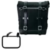 cafe 4 racer - Waxed suede side pannier scram 22l-30l + right frame bmw r12 g/s - UNIT GARAGE Bags and Accessories 