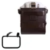 cafe 4 racer - Carrying system in aluminum with adjustable leather front and quick release system + right frame bmw r12 g/s - UNIT GARAGE Bags and Accessories 