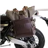 cafe 4 racer - Carrying system in aluminum with adjustable leather front and quick release system + right frame bmw r12 g/s - UNIT GARAGE Bags and Accesories 
