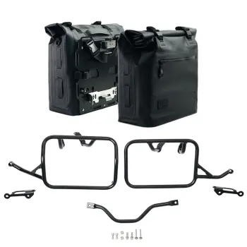 cafe 4 racer - Khali side pannier in tpu + left frame bmw r12 g/s - UNIT GARAGE Bags and Accesories 