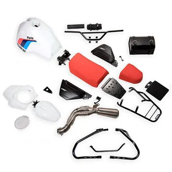 cafe 4 racer - UNIT GARAGE Kit NineT  DEUS ENDURO BASIC KIT WHITE - UNIT GARAGE KIT 