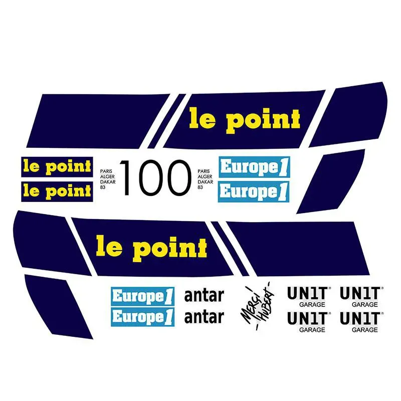 cafe 4 racer - Le point stickers - UNIT GARAGE Stickers 