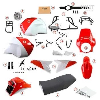 cafe 4 racer KIT R120 custom bike parts 