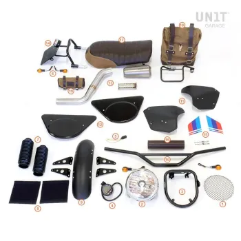 cafe 4 racer - KIT sKrambler K100 - UNIT GARAGE Kit 