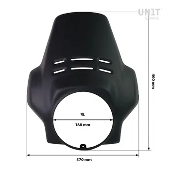 cafe 4 racer - Windshield fenouil+front fender bmw r12 ninet - UNIT GARAGE Body Parts 