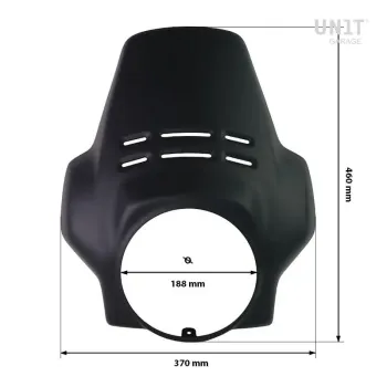 cafe 4 racer - Windshield fenouil+front fender bmw r12 ninet - UNIT GARAGE Body Parts 
