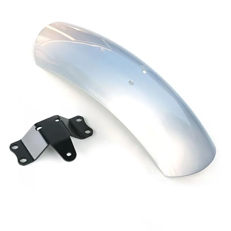 cafe 4 racer - Low front fender in aluminum ninet with fork stabiliser - UNIT GARAGE Front & rear fenders 