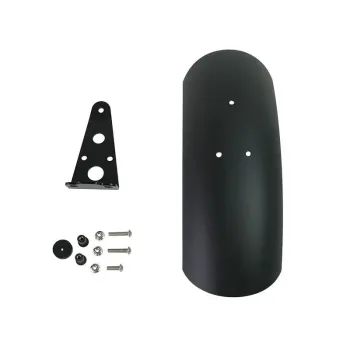 cafe 4 racer - Black aluminum ninet high mudguard - UNIT GARAGE Body Parts 
