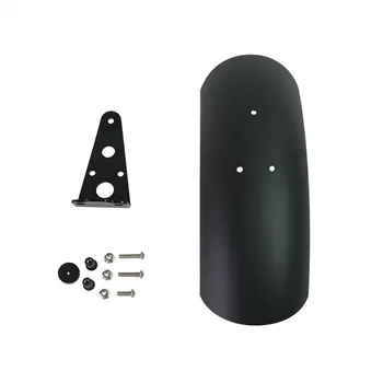 cafe 4 racer - Black aluminum ninet high mudguard - UNIT GARAGE Body Parts 