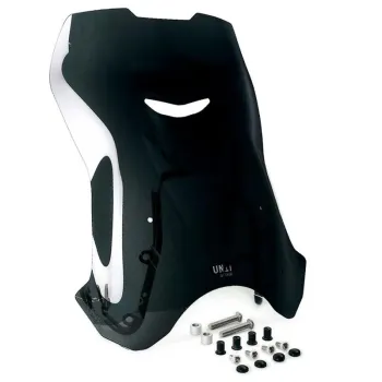 cafe 4 racer - Štít AEROSPORT hliníkový BMW R9T černý - BARRACUDA Štít 663250970556