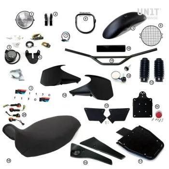 cafe 4 racer KIT custom bike parts 