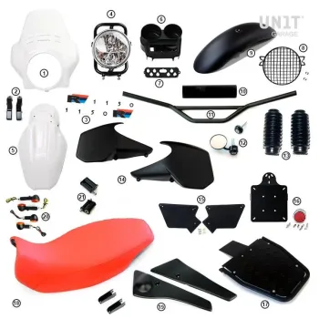 cafe 4 racer KIT custom bike parts 