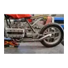 cafe 4 racer - BMW K100 Exhaust CR DP header pipes , muffler - Cafe4Racer K100 exhaust parts 