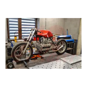 cafe 4 racer - BMW K100 Exhaust CR DP header pipes , muffler - Cafe4Racer K100 exhaust parts 
