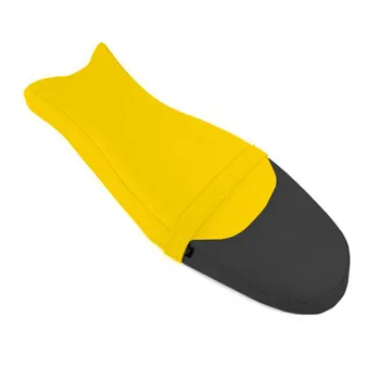 cafe 4 racer - UNIT GARAGE Black Biposto NineT Seat in Sky Yellow/Orange - UNIT GARAGE Seats 