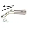 cafe 4 racer - Low pipe in titanium + support - UNIT GARAGE Exhausts 