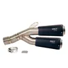 cafe 4 racer - Bmw r12 ninet double low pipe titanium with visible welding - UNIT GARAGE Exhaust 