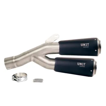 cafe 4 racer - Bmw r12 ninet double low pipe - UNIT GARAGE Exhasut 