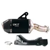 cafe 4 racer - Black exhaust rad bmw r1300gs (2023 onwards) - UNIT GARAGE Exhausts 