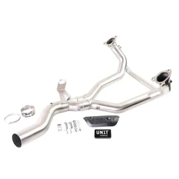 cafe 4 racer - Čierny výfukový chladič BMW R1300GS (od roku 2023) - UNIT GARAGE Výfuk 