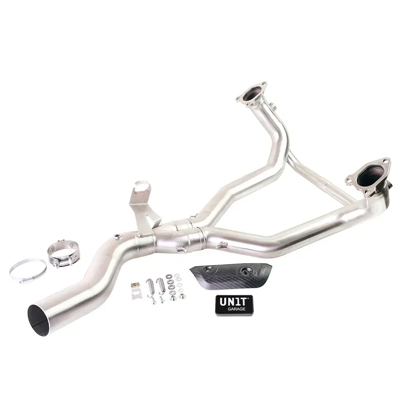 cafe 4 racer - Headpipe inox without catalitic converter + engine warning light eliminator euro 5+ bmw r1300gs and adv - UNIT GARAGE Exhausts 