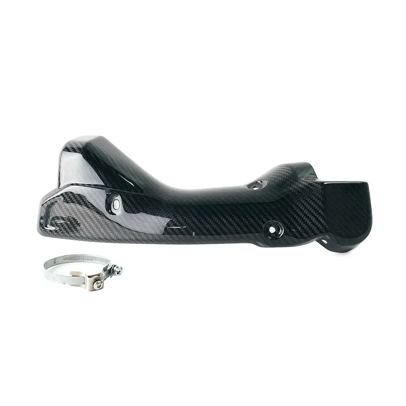 cafe 4 racer - Carbon heat shield cover for rad exhaust (code 4009) - UNIT GARAGE Body Parts 