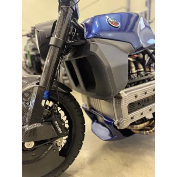 cafe 4 racer - Custom Radiator Tank  trim panel cover BMW K100 K1100 - Cafe4Racer Tank& Radiator Side covers 