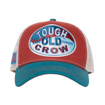 cafe 4 racer - King Kerosin Tough old crow cap red&blue - KING KEROSIN Caps 