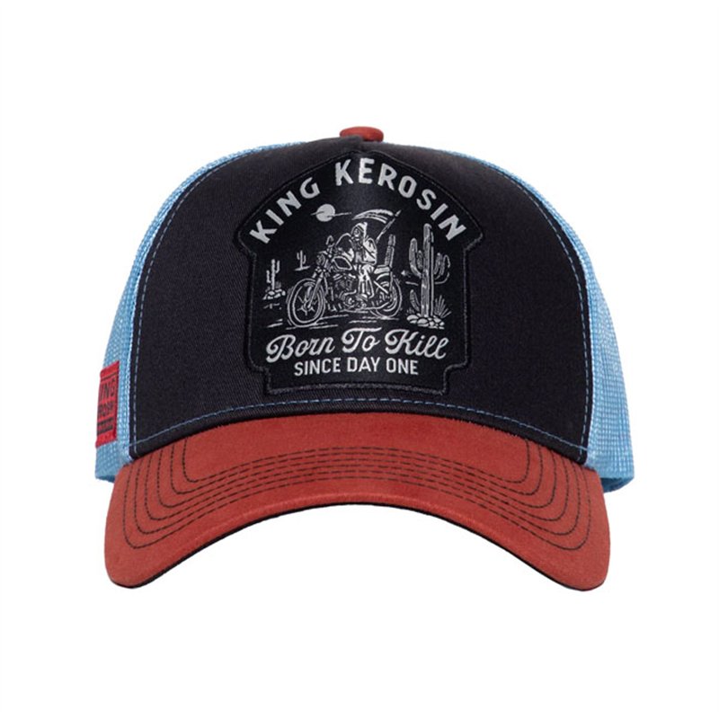 cafe 4 racer - King Kerosin Born to kill cap black - KING KEROSIN Caps 