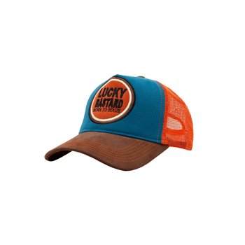 cafe 4 racer - Von Dutch Classic5 Logo cap orange/grey - Von Dutch Caps 