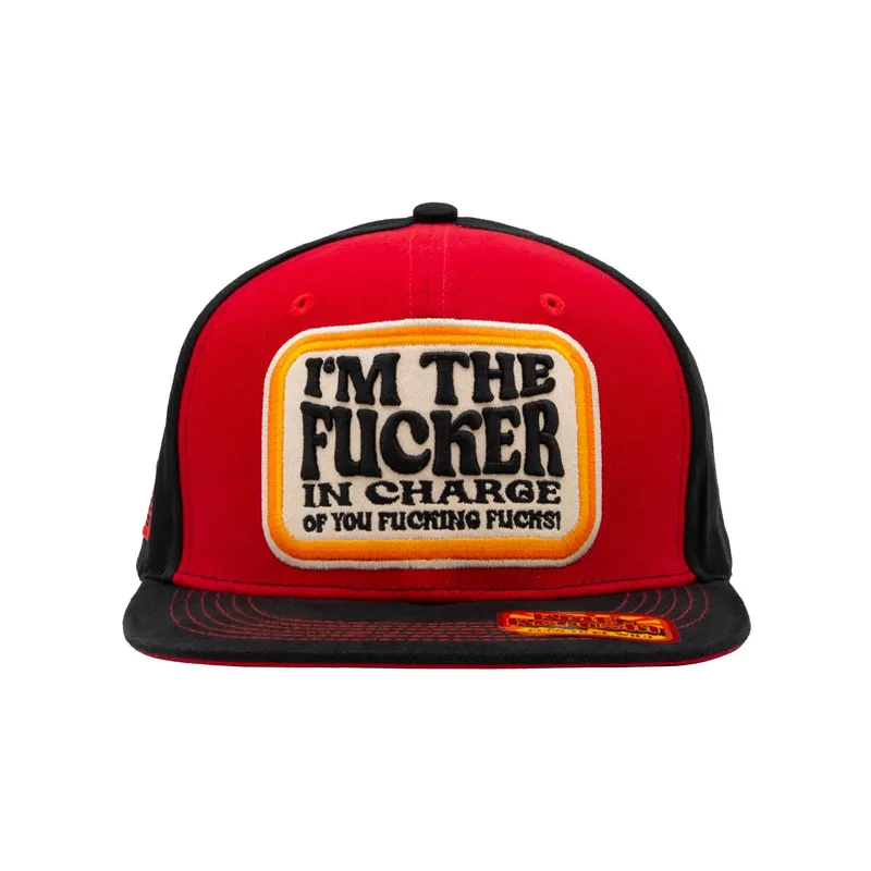 cafe 4 racer - King Kerosin I"m the fucker cap black&red - KING KEROSIN Caps 