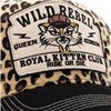 cafe 4 racer - Queen Kerosin Royal Kitten Club cap leopard wash - KING KEROSIN Caps 