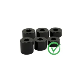 cafe 4 racer - Spacer black aluminum 2-piece innerØ: 8mm / outerØ: 20mm each 2 - HS MOTO Germany Accessories 4251926911253