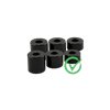 cafe 4 racer - Spacer black aluminum 2-piece innerØ: 8mm / outerØ: 20mm each 2 - HS MOTO Germany Accessories 4251926911246